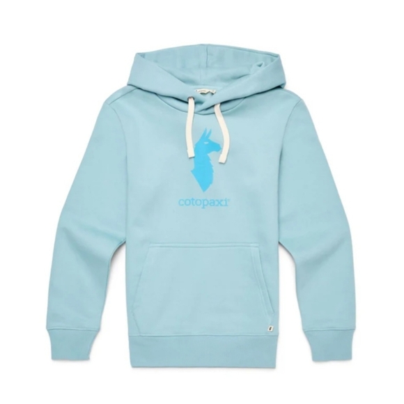 Cotopaxi Llama Pullover Hoodie Light Blue Large - Picture 2 of 9